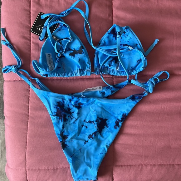 Zaful New Blue Bikini - Picture 3 of 3